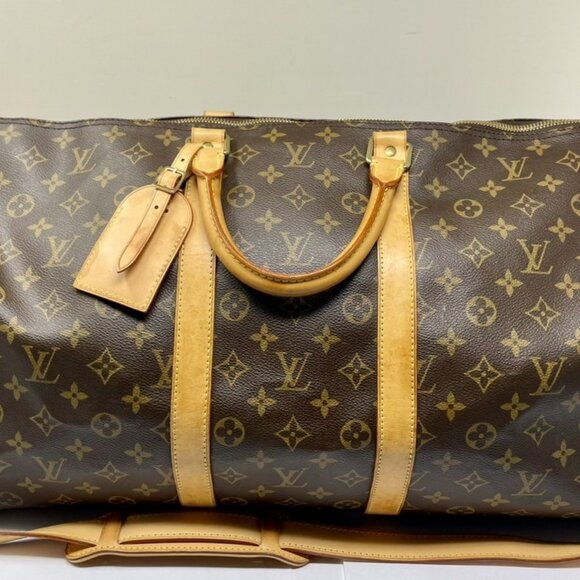 LOUIS VUITTON KEEPALL BANDOULIÈRE 55 - MONOGRAM - Picture 2 of 12